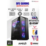 MSI DFS GAMING GROCK RYZEN 7 9700X-B650M-RTX 5070 TI 16GB-32GB DDR5 RAM-1TB M.2 SSD-OYUNCU BİLGİSAYARI