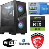 MSI Gaming Pc Ddr4 – Rtx 4060 8gb – Intel I5 13400F – 16GB Ddr4 Ram – 1 Tb M.2 SSD – Windows 11 Pro Masaüstü Bilgisayar - İ513-4060-WİFİ