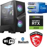 MSI Gaming Pc Ddr5 – Rtx 4060 8gb – Intel I7 13700F – 16 GB Ddr5 Ram – 1 Tb M.2 SSD – Sıvı Sogutmalı - Windows 11 Pro Masaüstü Bilgisayar - İ713-4060