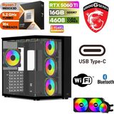 MSI Gaming Pc Ddr5 – Rtx 5060Tİ 16 GB – Ryzen 7 9800X3D – 32GB - 64GB Ddr5 Ram – 1 Tb M.2 SSD – Sıvı Sogutmalı - Windows 11 Pro – Masaüstü Bilgisayar - 32GBRAM