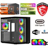 MSI Gaming Pc Ddr5 – Rtx 5060Tİ 8gb – Ryzen 5 7500F – 32GB – 64GB Ddr5 Ram – 1 Tb M.2 SSD – Windows 11 Pro – Sıvı Sogutmalı Masaüstü Bilgisayar - 64GBRAM