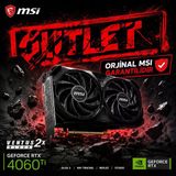 Msı Geforce Rtx 4060 Tı 8G Ventus 2X Black E1 Oc Rtx4060tı 8Gb Gddr6 128B Dx12 Pcıe 4.0 X16 Ekran Kartı