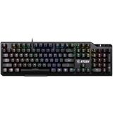 MSI GG Vigor GK41 LR Red Switch Mekanik RGB Siyah Mekanik Oyuncu Klavye