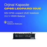 MSI GP66 Leopard 10UE Notebook 15.2 V 95Wh Batarya – Orjinal Uyumlu, Yüksek Performanslı