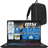 Msı Katana 17 Hx B14wfk-215Xtr 14. Nesil Intel I7-14650Hx 64Gb Ddr5 2Tb Ssd 8Gb/Rtx5060 115W 17.3" Qhd (2560*1440), 240Hz Ips Windows 11 Home Taşınabilir Bilgisayar. W215xtrh19+Zettaçanta