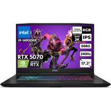 Msı Katana 17 I9-14900HX 40-Gbddr5 1 Tbssd RTX5070 (8gb-Gddr7) 17.3" 2k Qhd 240Hz Windows 10 Home B14WGK-048XTRHMF78 - 40 GB