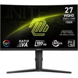 Msı Mag 275Cqrf Qd E2 27" 0.5 Ms 2K Curved 180 Hz Oyuncu Monitörü - Teşhir Outlet Vitrin