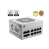 Msı Mag A850gl Pcıe5 Whıte 850W 80Plus Gold Full Modüler Atx3.1 Pcıe 5.1 Güç Kaynağı
