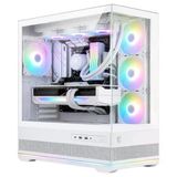 Msı Mag Pano 110R Pz Whıte Atx Case (W/120Mm Argb Fan X4)