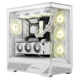 Msı Mag Pano 130R Pz Whıte Mid Tower Atx Case (W/120Mm Argb Fan X4)