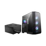 Msı Mag Pano M100r Pz 4X Argb Fanlı 650W 80 Plus Panoramik Temperli Camlı Matx Gaming Kasa