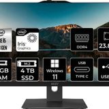 MSI Modern AM242P i5 1235U 16GB 4TB SSD 23.8" FHD W11P All In One Bilgisayar & PER4 Bellek