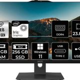 MSI Modern AM242P i5 1235U 48GB 256GB SSD 23.8" FHD W11P All In One Bilgisayar & PER4 Bellek