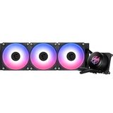 MSI MPG CORELIQUID P13 360 - CPU Soğutucu AIO Sıvısı, Tam Düzlemli Bakır Taban, Vidasız, Optimize Edilmiş Mikro Kanallar, CycloBlade 9 Vantilatör, Split-Flow Radyatör, ARGB GEN2