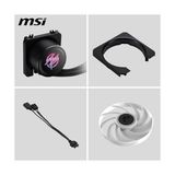 Msı Mpg Corelıquıd P13 360 - Cpu Soğutucu Aıo Sıvısı, Tam Düzlemli Bakır Taban, Vidasız, Optimize Edilmiş Mikro Kanallar, Cycloblade 9 Vantilatör, Split- Radyatör, Argb Gen2