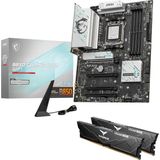 MSI Msı B850 Gaming Plus Wifi Anakartı, Atx Amd Ryzen 9000-7000 Işlemcileri, Am5-Ddr5 Bellek 8200+ Mt/s (Oc), Pcıe 5.0X16 & 4.0X16, M.2 Gen5, Wi-Fi 7.5g Lan + Yüksek Hızlı Ddr5 Ram 32 Gb'ı Destekler (2 GB