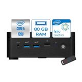 MSI Msı Cubı Nuc Intel Core 5 120U 80GB Ddr5 512GB SSD Iris Xe Graphics Windows 11 Pro Mini Bilgisayar 1M013BEUH21 + Zettausbbellek