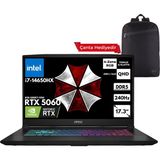 MSI Msı Katana 17 Hx I7-14650HX 40-Gbddr5 4 Tbssd RTX5060 (8GB-GDDR7-115W) 17.3" Qhd 240Hz Windows 10 Pro + Sırt Çantası B14WFK-215XTRQB60 - 40 GB