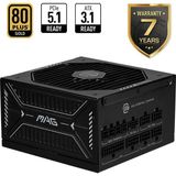 MSI Msı Mag A1000GLS Pcıe5 1000W 80PLUS Gold Full Modüler Active Pfc Atx3.1 Pcıe 5.1 Güç Kaynağı - 1000 W