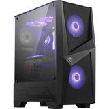 MSI Msı Mag Forge 100M Gaming Mid-Tower Pc Kasası - Siyah - Beyaz