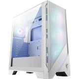 MSI Msı Mag Forge 320R Airflow White Mid-Tower Bilgisayar Kasası - Atx Kapasitesi, Rtx 40 Gpu Desteği, Argb Fan, Manyetik Toz Filtresi, Sertleştirilmiş Cam, 1-6 Argb Hub, USB 3.2 Generation 1 Tip A