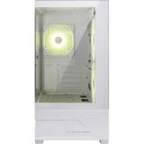 MSI Msı Mag Pano M110R Mini Tower Micro-Atx Case (W/2X140MM Argb Fan (Reverse Blades Fan), 1X120MM Argb Fan, CA-MPAM11W) - Beyaz - Yok
