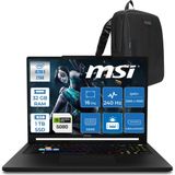 MSI Msı Raider 16 Hx B2WI-021TR Intel Ultra 9 275HX Aı 32GB Ddr5 1tb SSD 16GB/RTX5080 175W 16" QHD+(2560X1600), 240Hz IPS 100% Dcı-P3 Freedos Gaming Laptop MSW021TRF11+ZETTAÇANTA - 1 TB - 32 GB