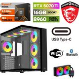 MSI Msı-Şafak-Gaming Pc Ddr5 -Rtx 5070Tİ 16GB – Ryzen 7 9700X – 32GB -64GB Ddr5 Ram – 1 Tb M.2 SSD - Sıvı Sogutmalı - Windows 11 Pro Masaüstü Bilgisayar - 64GBRAM
