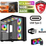Msı Pc Ddr5 -Rtx 5060Tİ 16GB – Ryzen 7 9700X – 32GB -64GB Ddr5 Ram – 1 Tb M.2 SSD - Sıvı Sogutmalı - Windows 11 Pro Masaüstü Bilgisayar - 64GBRAM