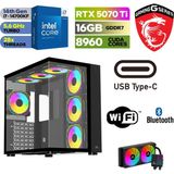 Msı Pc Ddr5 -Rtx 5070Tİ 16GB – Intel I7 14700KF – 32GB -64GB Ddr5 Ram – 1 Tb M.2 SSD - Sıvı Sogutmalı-Windows 11 Pro Masaüstü Bilgisayar - 32GBRAM