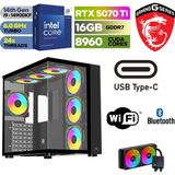 Msı Pc Ddr5 -Rtx 5070Tİ 16GB – Intel I9 14900KF – 32GB -64GB Ddr5 Ram – 1 Tb M.2 SSD - Sıvı Sogutmalı - Windows 11 Pro Masaüstü Bilgisayar - 32GBRAM
