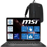Msı Prestıge 14 Flıp Aı+ D3MTG Intel Core Ultra 9 386H Aı 32GB Ddr5 4tb SSD 14” Fhd+ (1920X1200), OLED Touch, 100% Dcı-P3+Msi Nano Kalem Freedos Dokunmatik Bilgisayar G3MGXTRF15+ZETTAÇANTA - 4 TB - 32 GB
