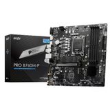 MSI Pro B760M-P DDR4 Intel LGA1700 DDR4 Micro ATX Anakart