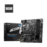 Msı Pro B760m-P Ddr5 6800Mhz (Oc) M.2 1700P Matx Anakart