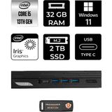 Msı Pro DP10 Intel Core I5 1340P 32GB 2tb SSD W11H Mini Pc & Per4 USB Bellek 13M002EUP329