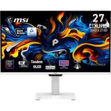MSI Pro Max 271UPXW12G 26.5 inç Beyaz QD-OLED 120Hz 0.03ms Pivot Monitör