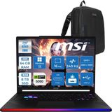 Msi Raider 16 Max Hx OLED B2WJ-022TR Intel Core Ultra 9 290HX Plus 64GB Ddr5 8tb SSD Rtx 5090 24GB 175W Windows 11 Home 16” Qhd+ (2560X1600) 240Hz Oyuncu Bilgisayarı 022TRH15 + Zetta Çanta - 8 TB - 64 GB