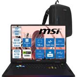 Msi Raider 18 Max Hx A2WJ-1059TR Intel Core Ultra 9 290HX Plus 128GB Ddr5 8tb SSD Rtx 5090 24GB 175W Windows 11 Pro 18” Uhd+ (3840X2400) Miniled 120HZ IPS Oyuncu Bilgisayarı 1059TRP30 + Zetta Çanta - 8 TB - 128 GB