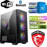 MSI Şafak - Ddr5 – Rtx 5060 8 GB – Intel I5 14400F – 16 GB Ddr5 Ram – 1 Tb M.2 SSD -Windows 11 Pro Masaüstü Bilgisayar