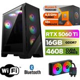 MSI Şafak-Gaming Pc Ddr5-Ryzen 5 7500X3D-RTX 5060Tİ 16GB- 32 GB Ddr5 Ram-1 Tb Nvme 5000 4000-WİN11PRO-240MM Sıvısogutma- - 32GB