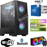 MSI Şafak Masaüstü Bilgisayar Ddr5 – Rtx 5060 8gb – Intel I7 14700KF 32GB - 64GB Ddr5 Ram – 1tb M.2 SSD – Sıvı Sogutmalı – Windows 11 Pro Masaüstü Bilgisayar