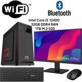 MSI Şafak -Ofis-Iş Pc-21”ınc Monitör - Intel I5 12400 – 32GB Ddr4 Ram – 1 Tb M.2 SSD – Klavye Mouse –wifi-Bluetooth- - ŞAFAK-OFİS-SET