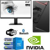 MSI Şafak-Ofis Pc 24" Monitörlü Intel Core I5 14400F Gt 4gb 16GB Ram 500GB M.2 SSD 600W Win 11 Pro Wi-Fi Masaüstü Ofis ve Öğrenci Bilgisayarı Seti - İ51424-OFİS