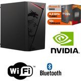 MSI Şafak-Ofis Pc Amd Ryzen 5 5500 32GB Ram Gt 4gb 500GB M.2 SSD 600W Win 11 Pro Wi-Fi Masaüstü Ofis ve Iş Bilgisayarı Kasa