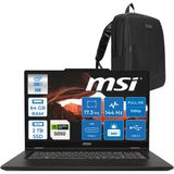 Msı Venturepro 17 Venturepro A2rweg-027Xtr Aı 2.Nesil Core 7 240H 64Gb Ddr5 2Tb Ssd 8Gb/Rtx5050 Gddr7 45W 17.3" Fhd 144Hz Ips Freedos Gaming Bılg.z027xtrf19+Zettaçanta