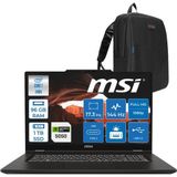 Msı Venturepro 17 Venturepro A2rweg-027Xtr Aı 2.Nesil Core 7 240H 96Gb Ddr5 1Tb Ssd 8Gb/Rtx5050 Gddr7 45W 17.3" Fhd 144Hz Ips Freedos Gaming Bılg.z027xtrf28+Zettaçanta