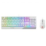 MSI Vigor GK30 Combo RGB Beyaz Kablolu Gaming Klavye Mouse Seti