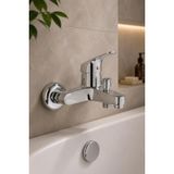 Msk Armatür Krom Banyo Bataryası | Krom Kaplama, Duvar Montajlı