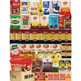 MSM Ramazan Paketi Erzak Kolisi Gıda Paketi Kumanya Paketi Ramazan Kolisi Mega Paket 45 Parça Çocuklar İçin Çikolata Setli Toplam 19KG No :14