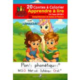 MSO Les licornes - Compréhension de textes - Fluence Apprendre à lire Livre pour enfants de 5 6 7 ans CP CE1: Méthode Syllabique Orale Ponts ... (Contes à colorier - Frederic Luhmer, Band 2)